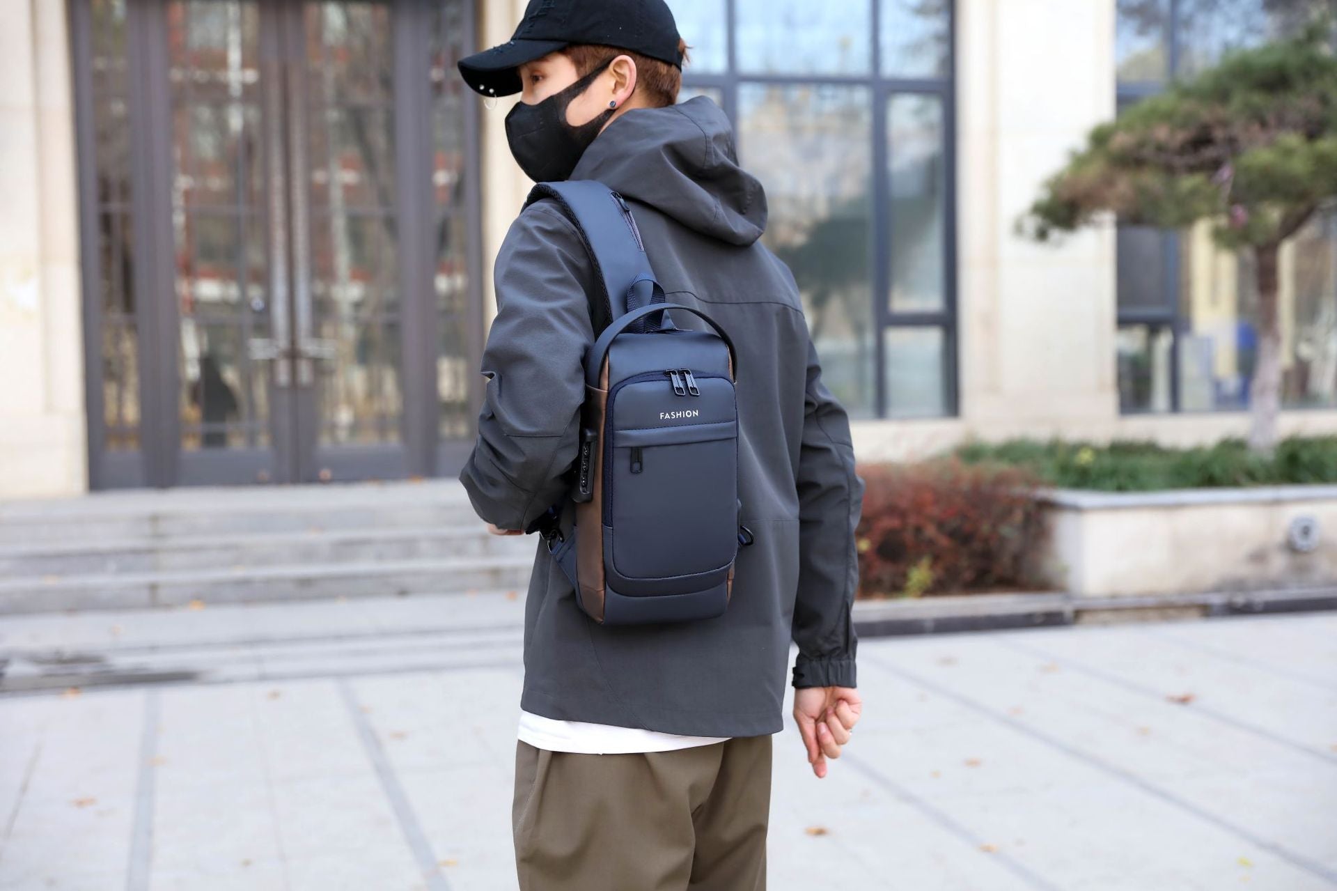 Men's Anti-theft Business Sling Bag for Leisure Sports