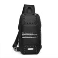 USB Anti-Theft Waterproof Oxford Crossbody Bag