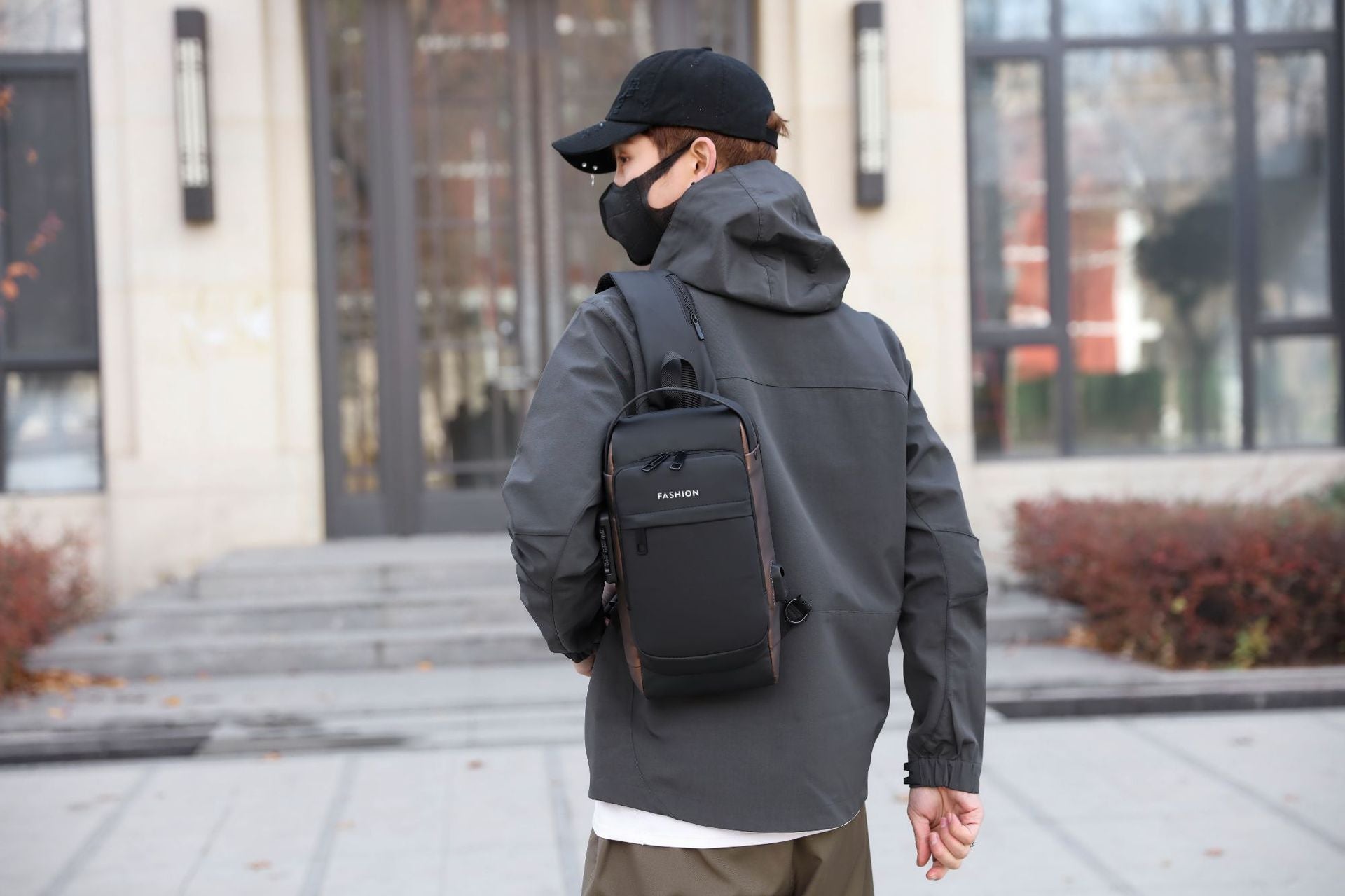 Men's Anti-theft Business Sling Bag for Leisure Sports