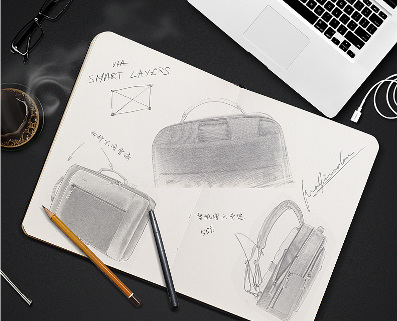 Business Backpack, Men's Laptop Bag, Anti-Theft Design